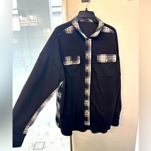 Women’s oversized button up shirt